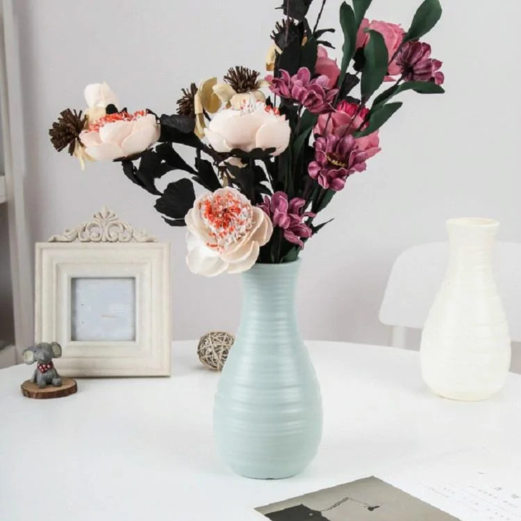 Creative Desktop Flower Vase - Modern Plastic Decoration
