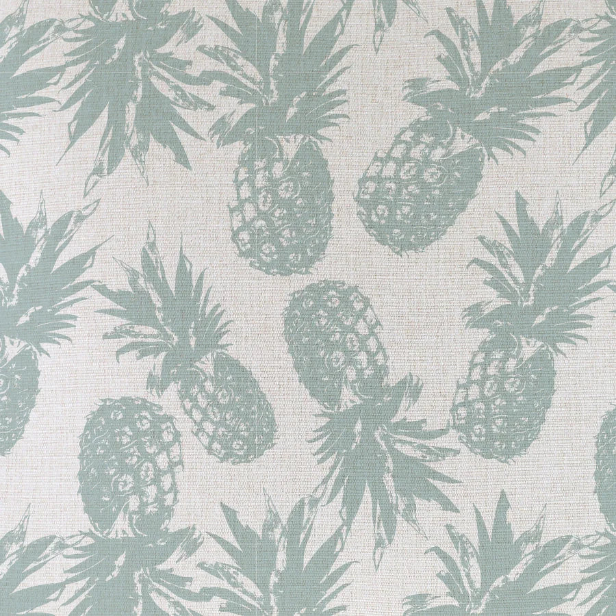Cushion Cover with Piping Pineapples Seafoam - 60cm x 60cm