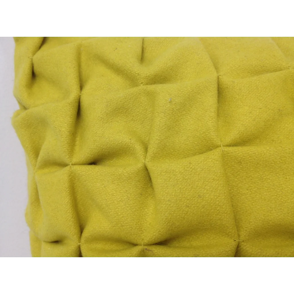 Cushion Covers Pack of 4 Flux Mustard Yellow 3D Textured