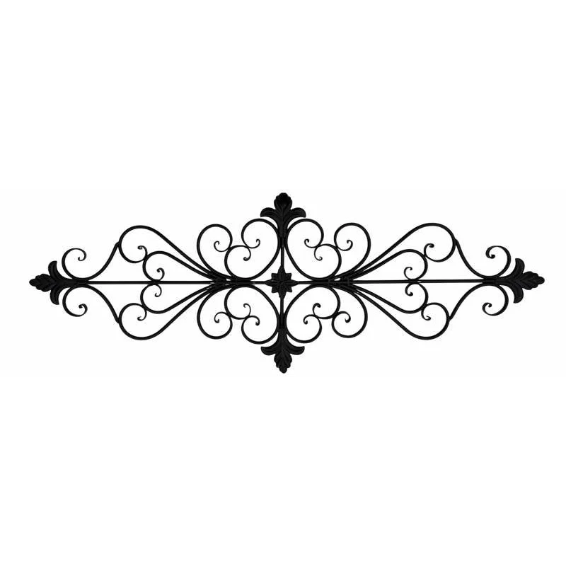 Decorative Metal Wall Art 100x37cm - Home & Garden > Wall