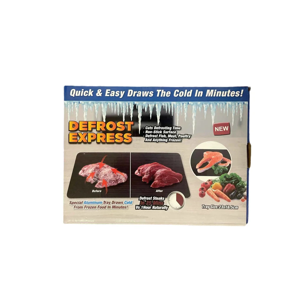 Defrost Express Defrosting Meat Tray - Miracle Aluminium