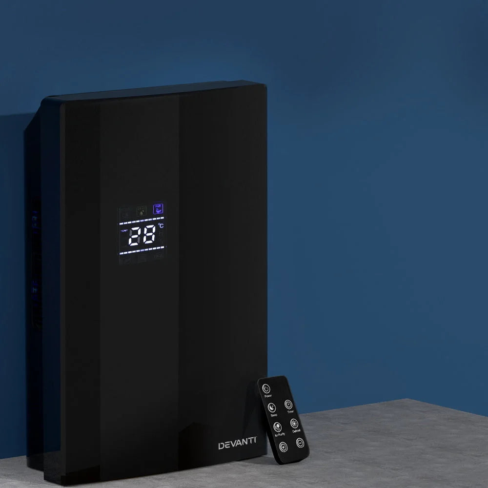 Dehumidifier Air Purifier 2L - Black