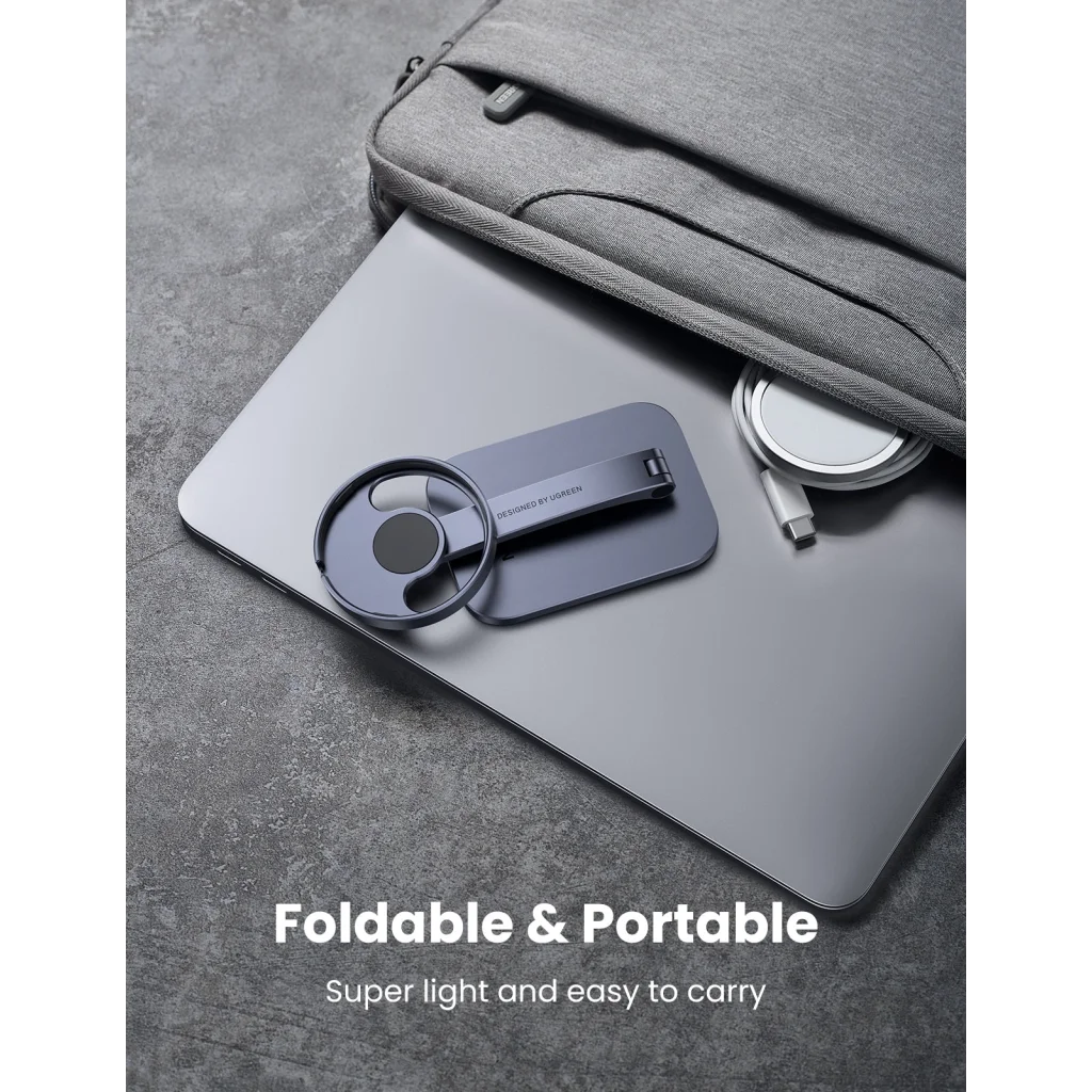 Desk Adjustable and Foldable Aluminum MagSafe Charging