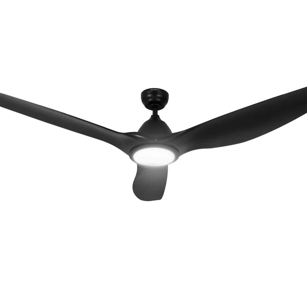 Devanti 64 Inch Ceiling Fan DC Motor w/Light w/Remote