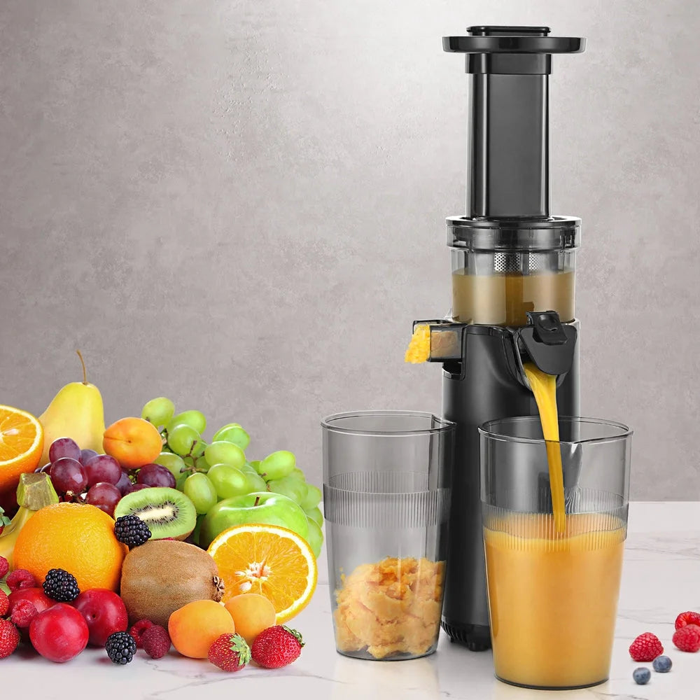 Devanti Slow Juicer Cold Press Fruit Juice Extractor 130W