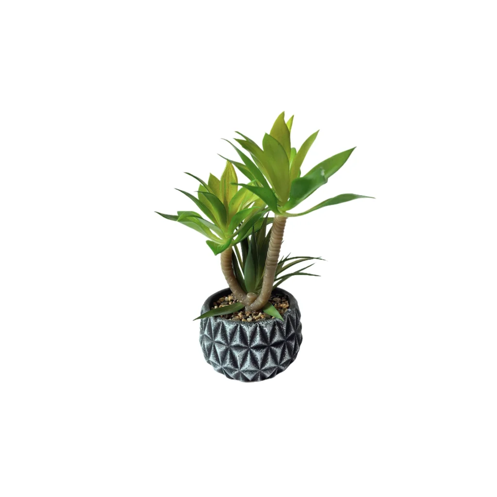Diamond Pattern Pot Succulent Plant artificial plants potted