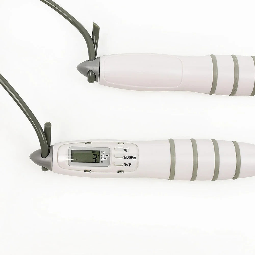 Digital LCD Skipping Jump Rope - Grey