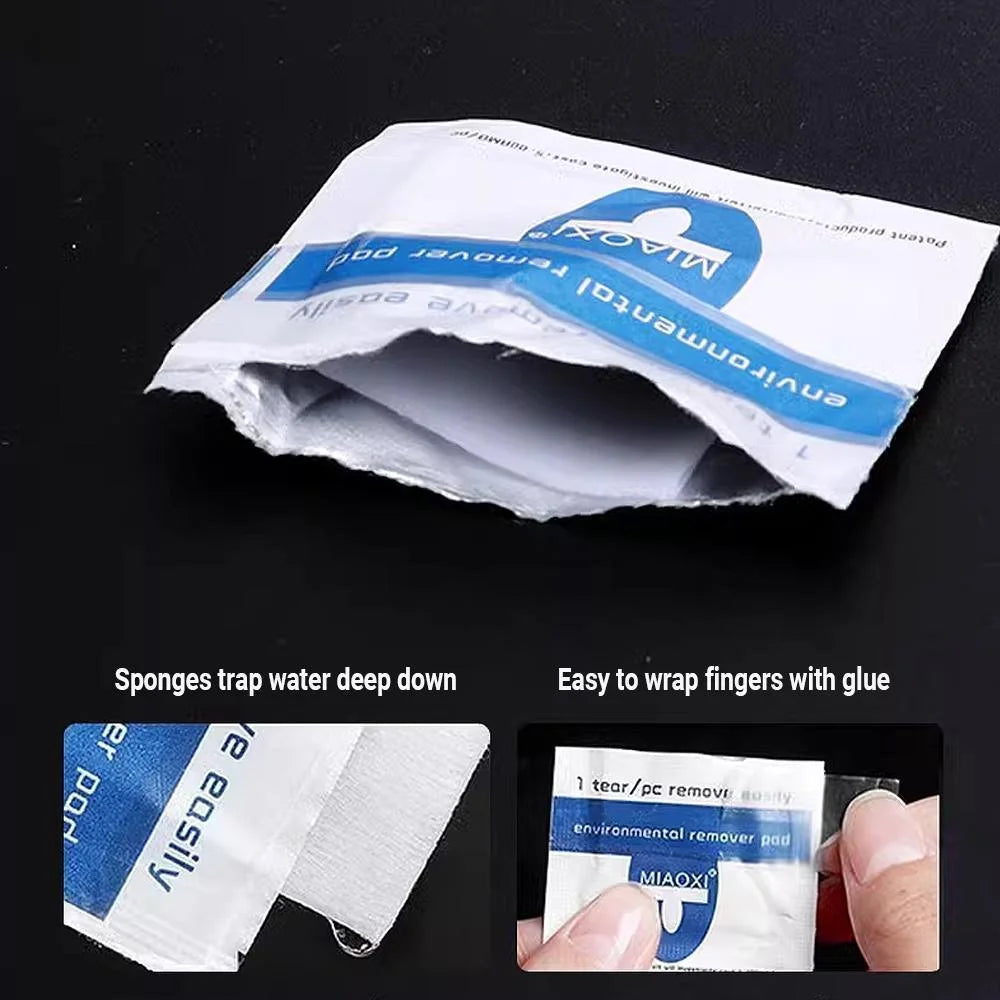 Disposable Nail Polish Remover UV Soak Off Acetone Art
