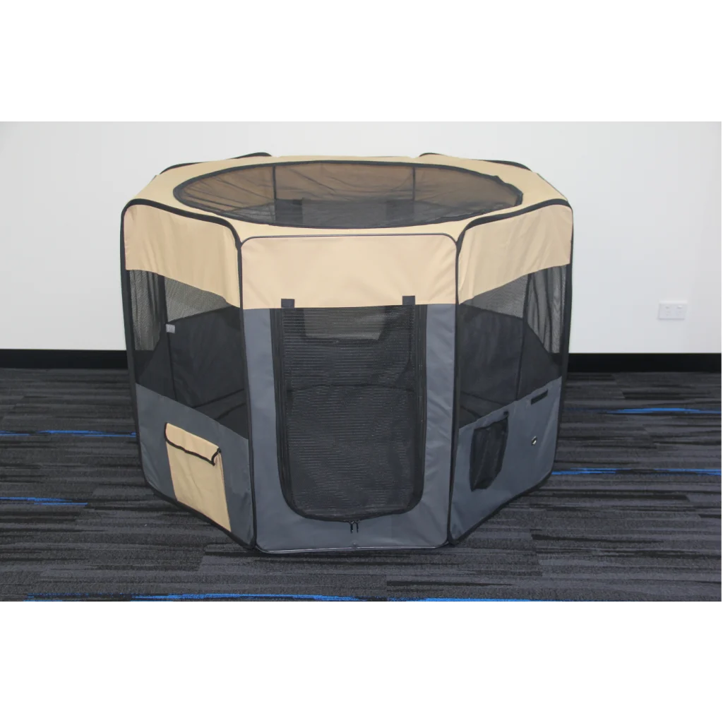 Dog Puppy Rabbit Soft Cage Playpen Enclosure 75cm Foldable