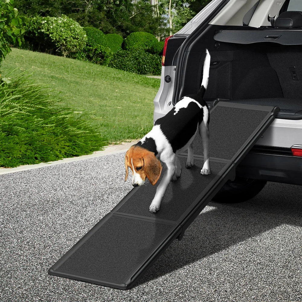 Dog Ramp Pet Stairs Steps Car Travel SUV Ladder Foldable