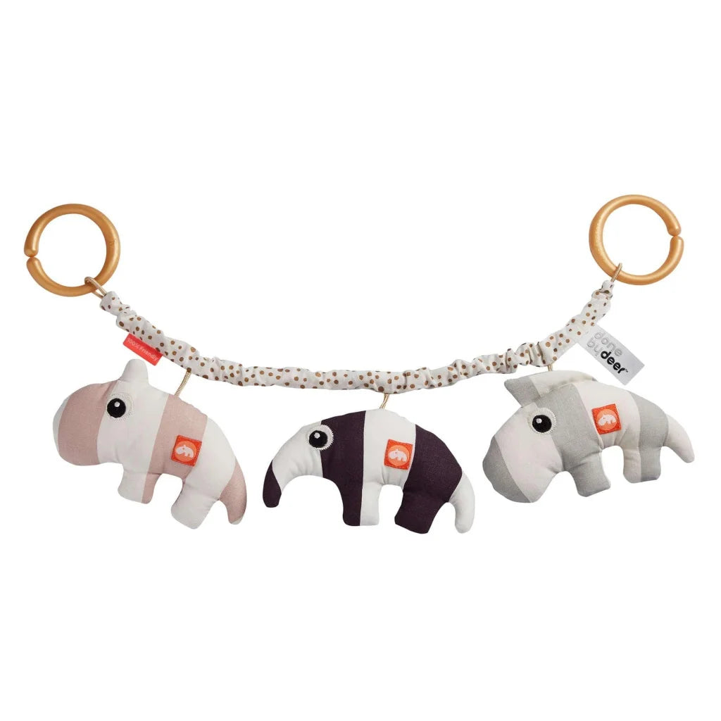 Done by Deer Pram Toy Deer Friends- Powder Pink-1973194226397220864