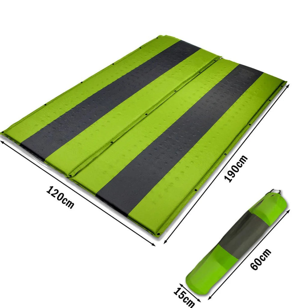 Double Self Inflating Mattress Sleeping Mat Air Bed Camping