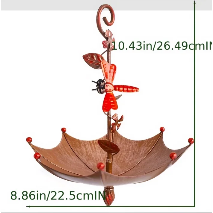 Dragonflies Charming Hanging Umbrella Bird Feeder