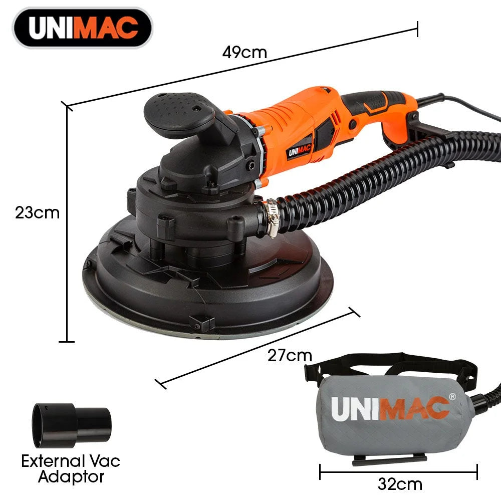 Drywall Sander Plaster Automatic Wall Gyprock Vacuum System