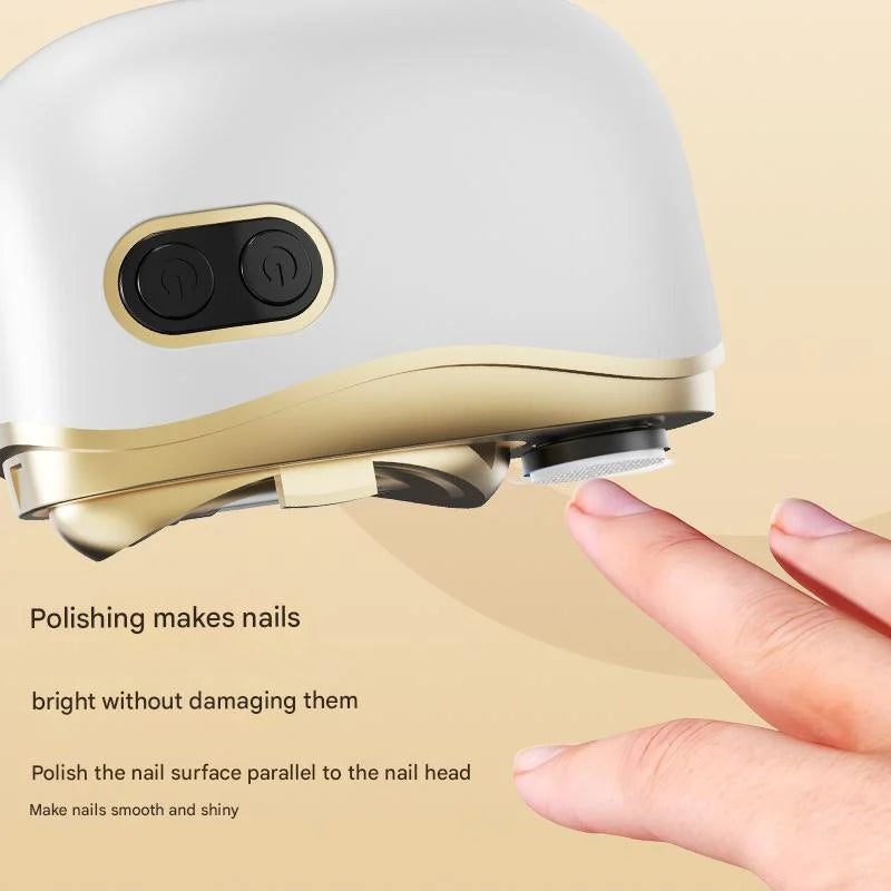Electric Nail Clipper & Grinder - 2-in-1 Automatic Trimmer