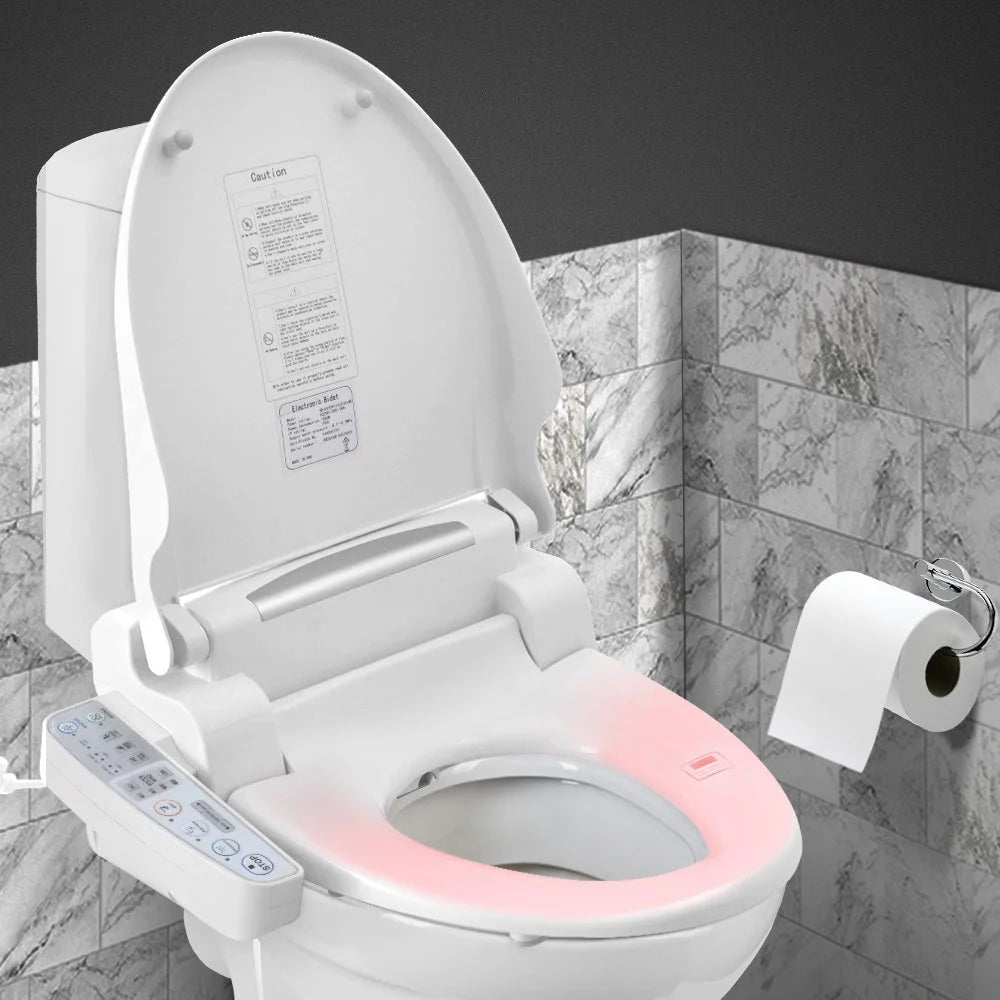 Electronic Bidet Toilet Seat Cover Smart Wash Paper Saving