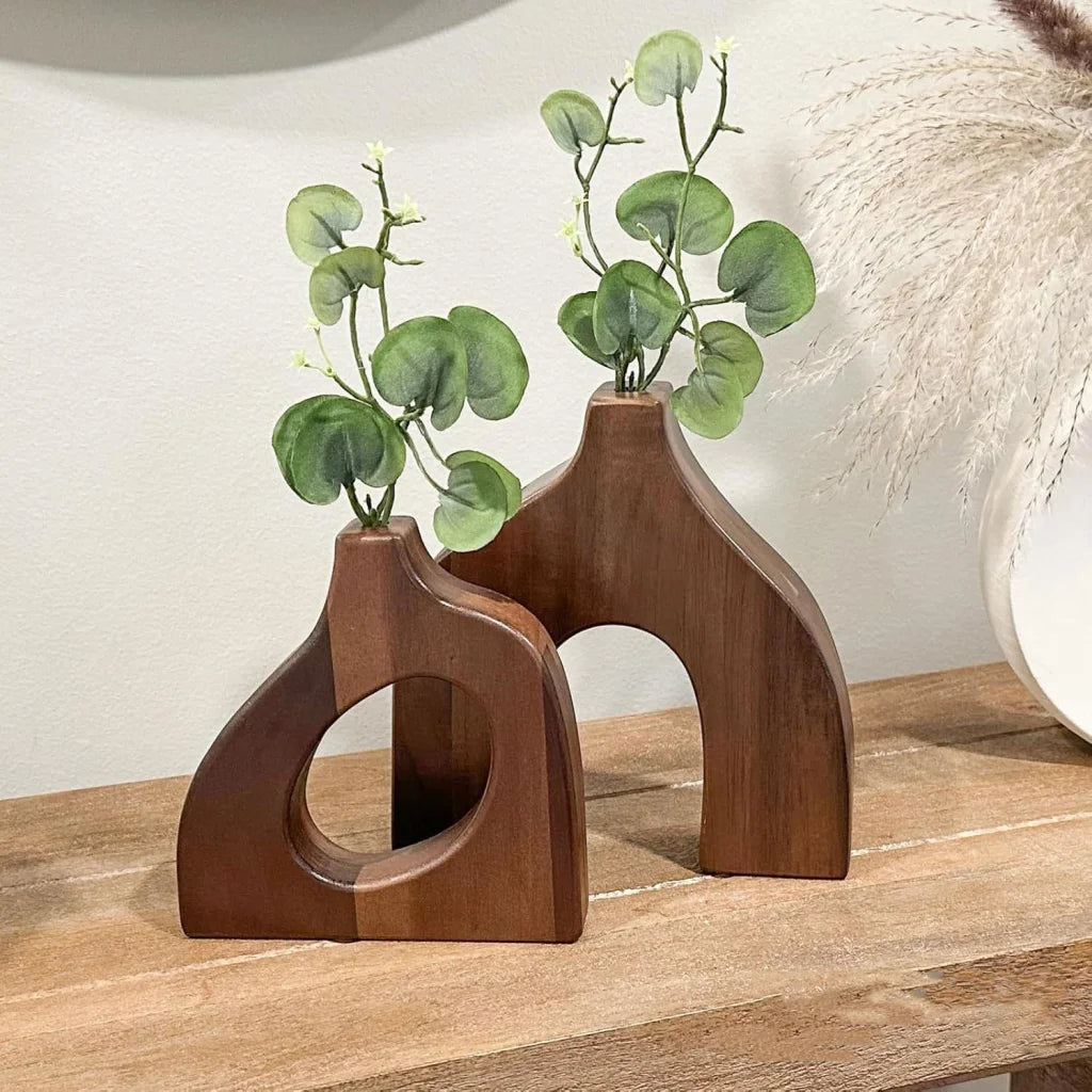 Elegant Nordic-Style Decorative Vase Set - Crafted