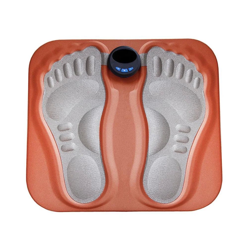 Ems 6-Mode 3D Foot Massager 15 Levels Orange - Health &