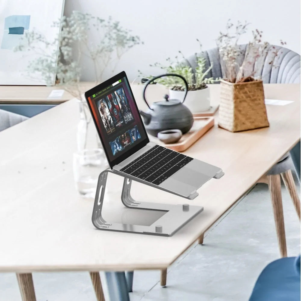 Ergonomic Aluminium Cooling Stand Elevator for Laptop