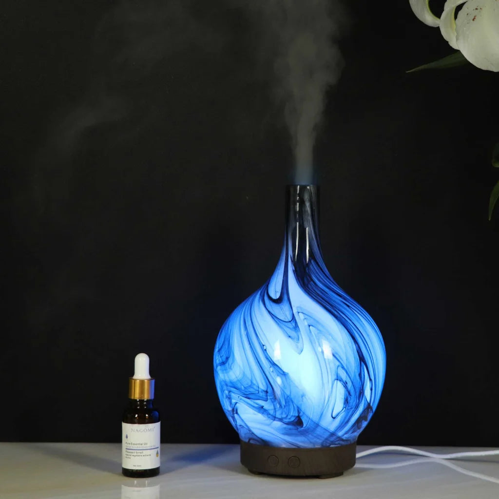 Essential Oil Aroma Diffuser 100ml Glass Marble