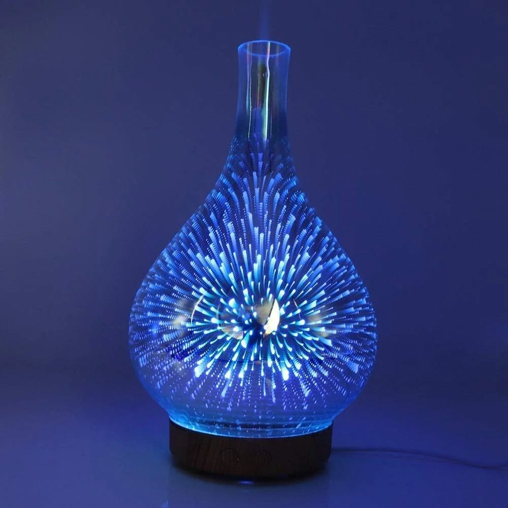 Essential Oil Aroma Diffuser Mirror 3D Fireworks