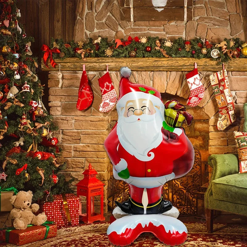 Extra Large Standing Santa Claus Foil Balloon - Occasions