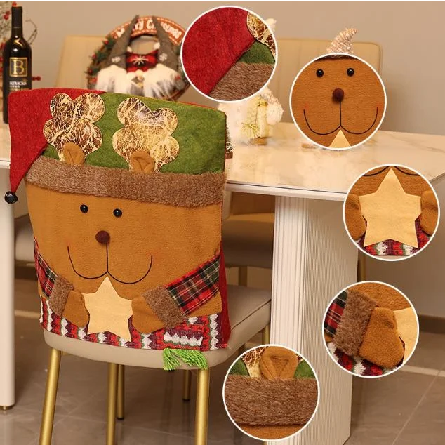 Festive Christmas Dining Chair Covers | Santa Snowman &