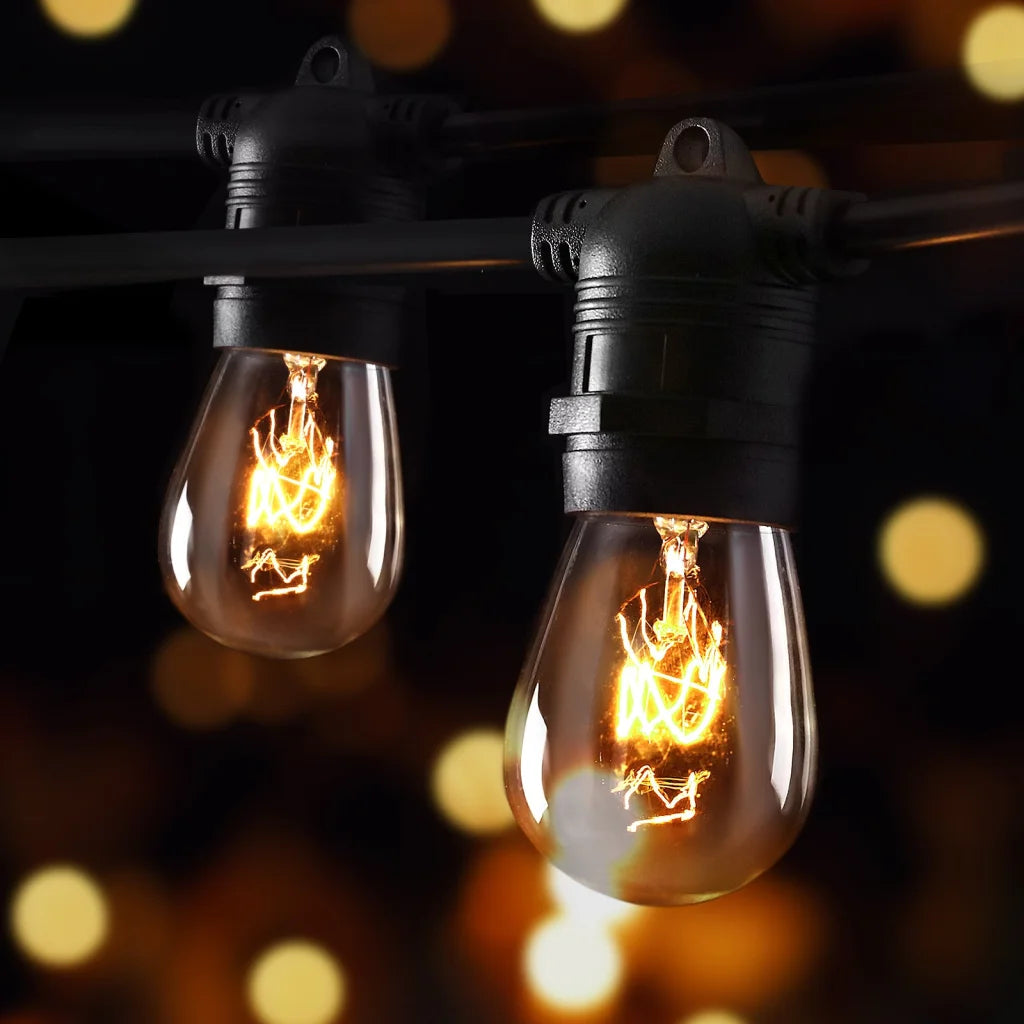 Festoon String Lights 38m Christmas Bulbs Party Wedding
