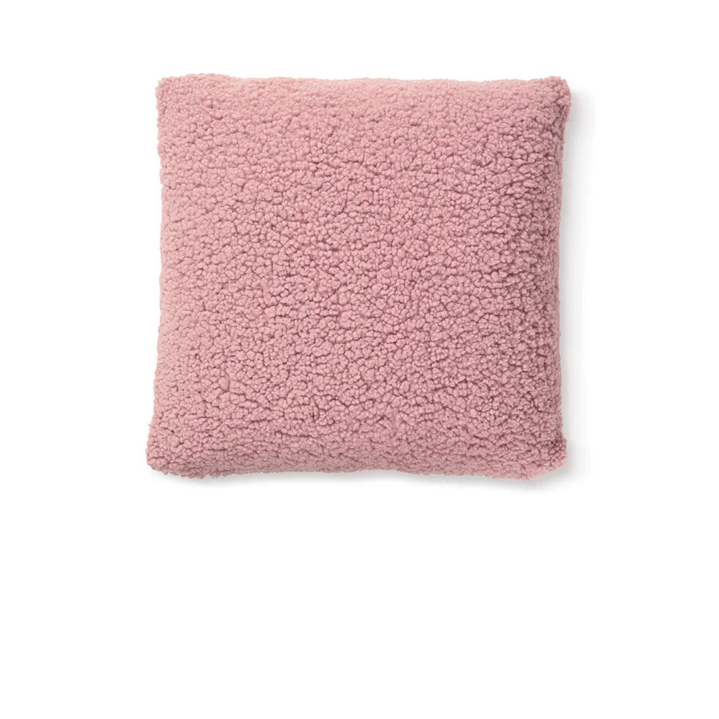 Filled Square Cushion Bedding House Sherpa - Mauve - Home &
