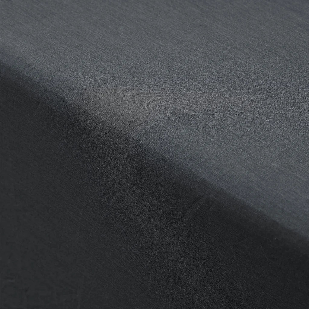 Fitted Sheet Double 400TC Charcoal Bamboo Cotton 40cm Wall