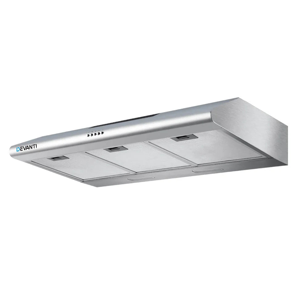Fixed Range Hood Stainless Steel Kitchen Canopy 90cm 900mm