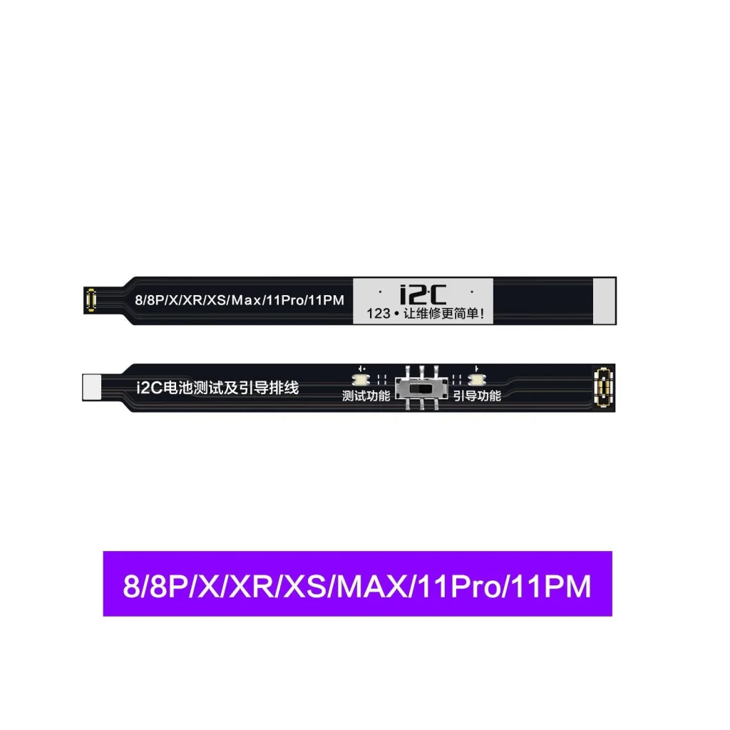 Flexible I2C Battery Boot Strap Cable For Iphone 8 / 8+ / X / Xr / Xs / Xs Max / 11 Pro / 11 Pro Max-1915198134670200832