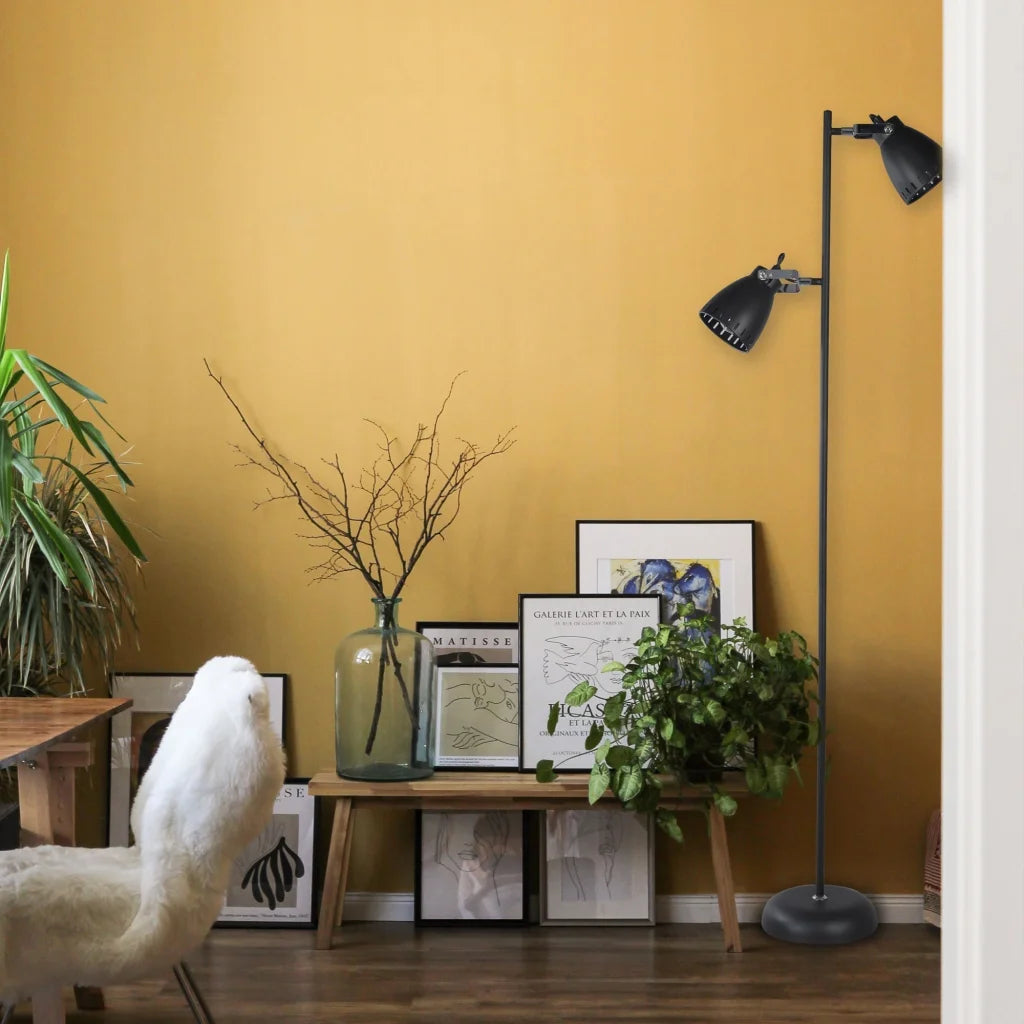 Floor Lamp Audrey Black - Home & Garden