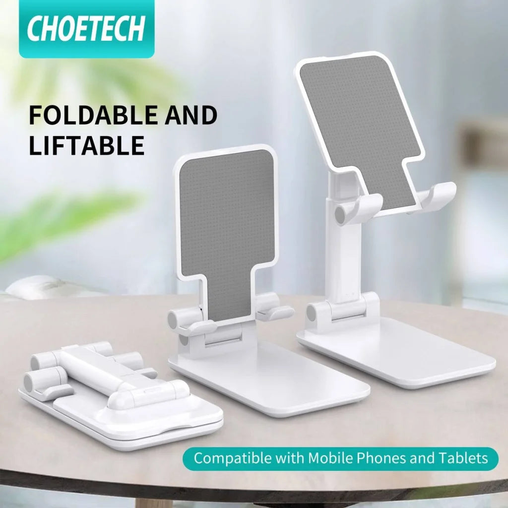 Foldable Mobile Phone Holder - White - Choetech H88-WH