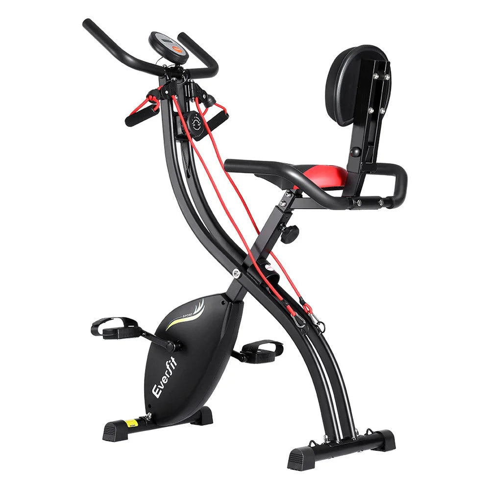 Folding Exercise Bike Magnetic X-Bike Indoor Cycling