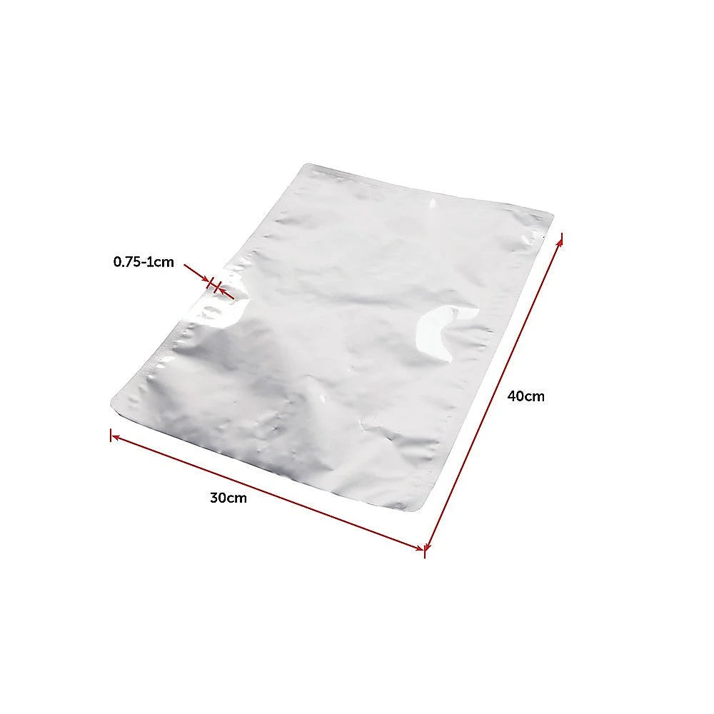 Food Vacuum Bags 100x Pouch Foil Aluminum Storage Heat Seal