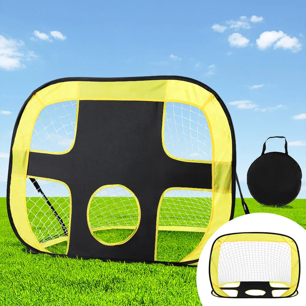 Football Net Portable Soccer Goal Rebound Target Hitter