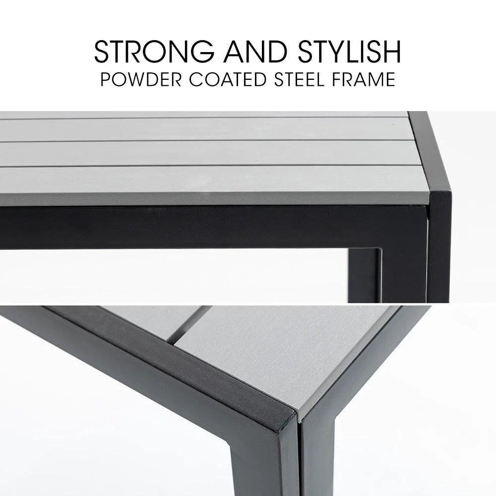 Fortia 5pc Outdoor Dining Furniture Set 90 x 90cm Table