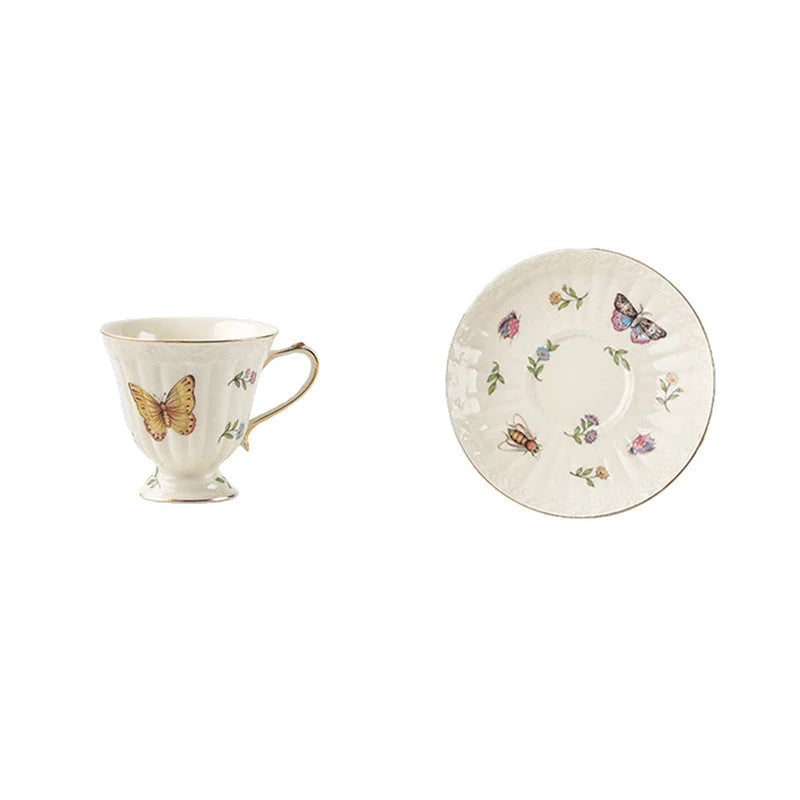 French Coffee Cup and Saucer Teapot Set - Occasions