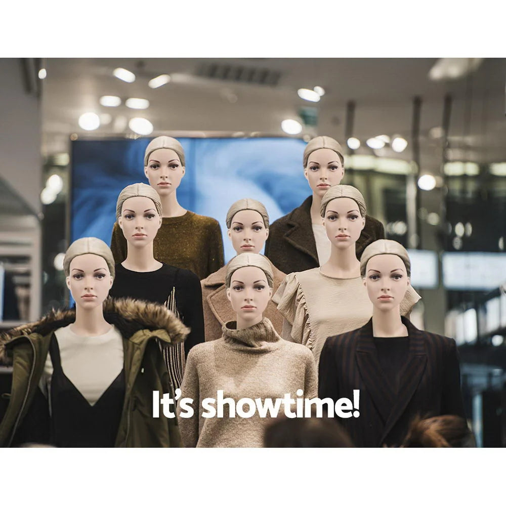 Full Body Female Mannequin 175cm Tall Skin-Colored