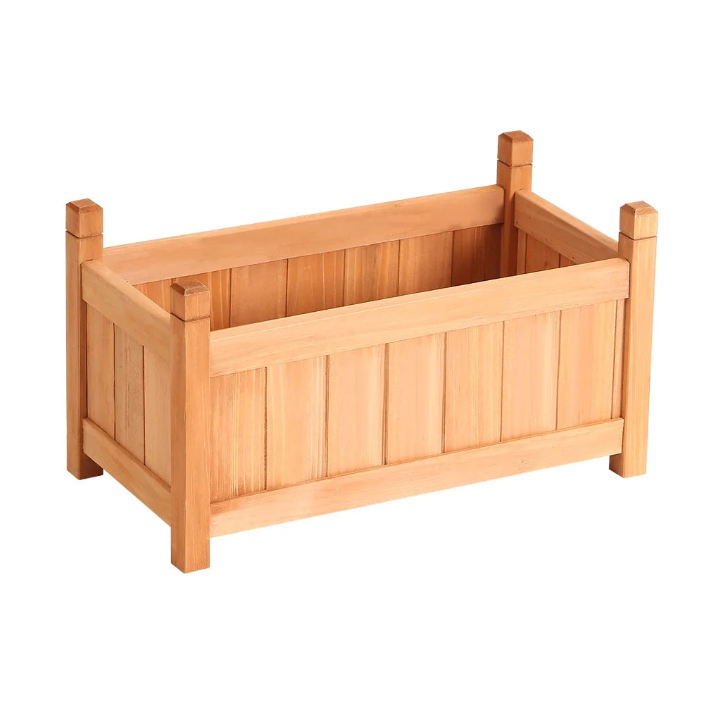 Garden Bed 60x30x33cm Wooden Planter Box Raised Container