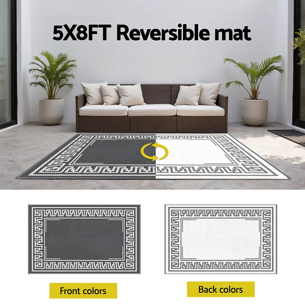 Floor rug with outdoor rugs large pattern and woven pile