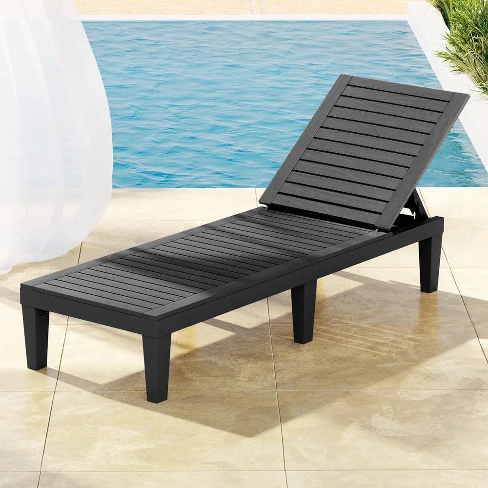 Gardeon Sun Lounge Adjustable Recliner Patio Outdoor