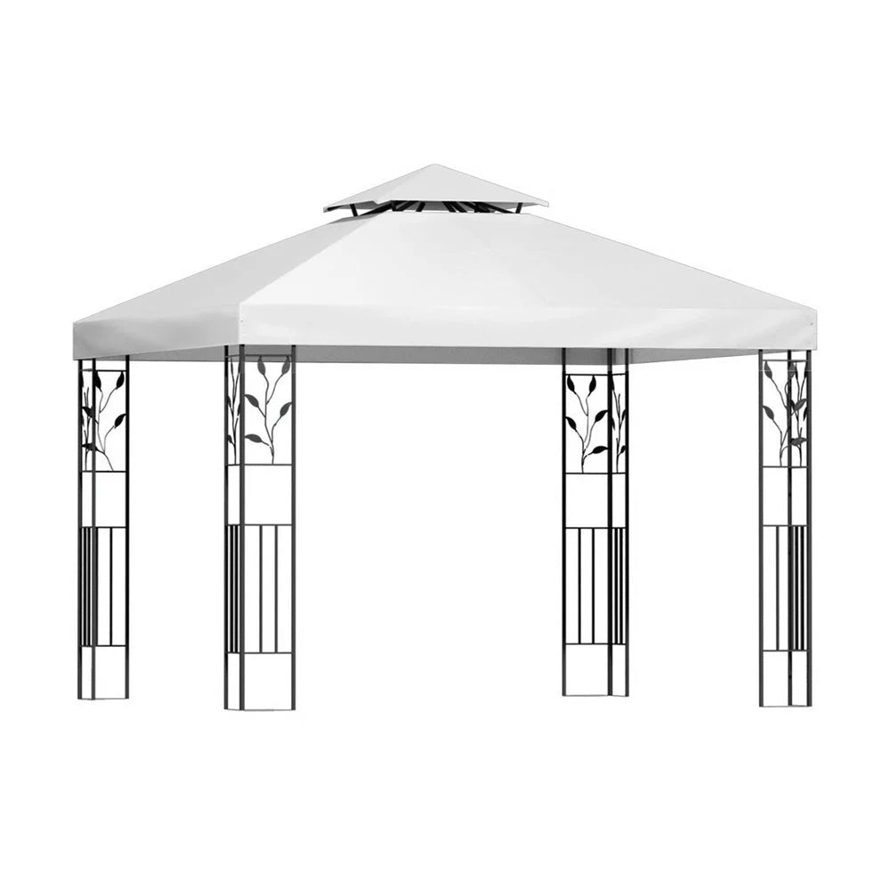 Gazebo 3x3m Marquee Outdoor Wedding Party Event Tent - Iron