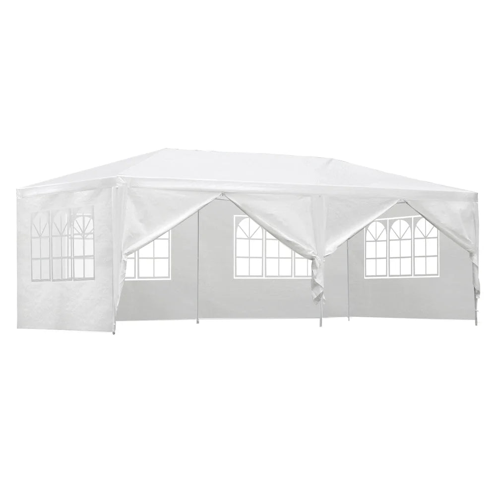 Gazebo 3x6m Marquee Wedding Party Tent Outdoor Camping Side