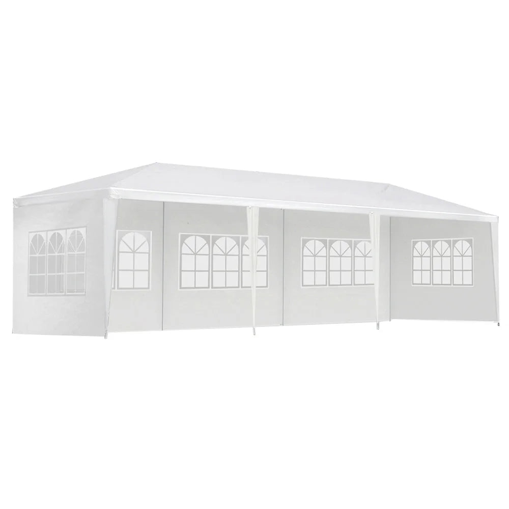 Gazebo 3x9m Marquee Wedding Party Tent Outdoor Camping Side