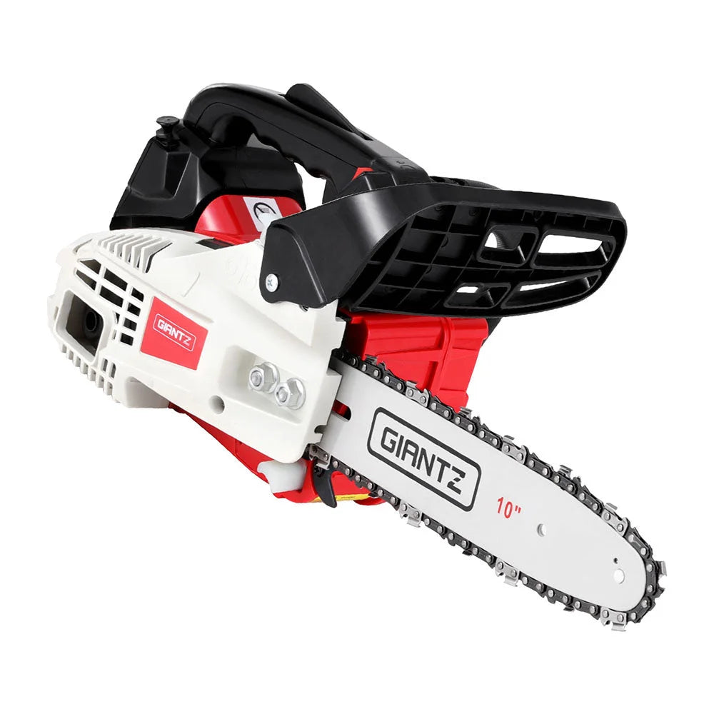 Giantz 25cc Petrol Chainsaw 10’’ Bar E-Start Tree Pruning