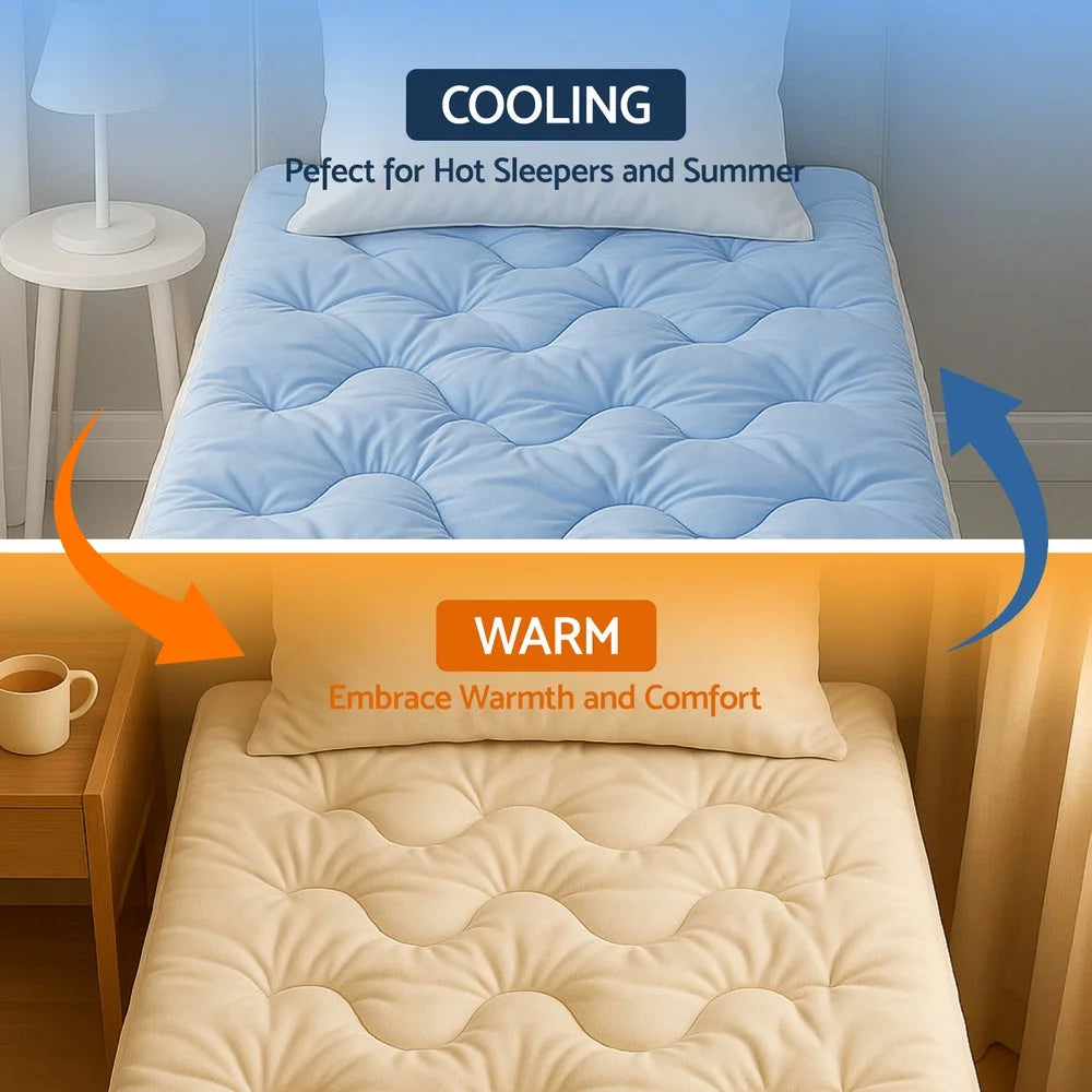Giselle 5cm Mattress Topper Pillowtop toppers Double-Sided