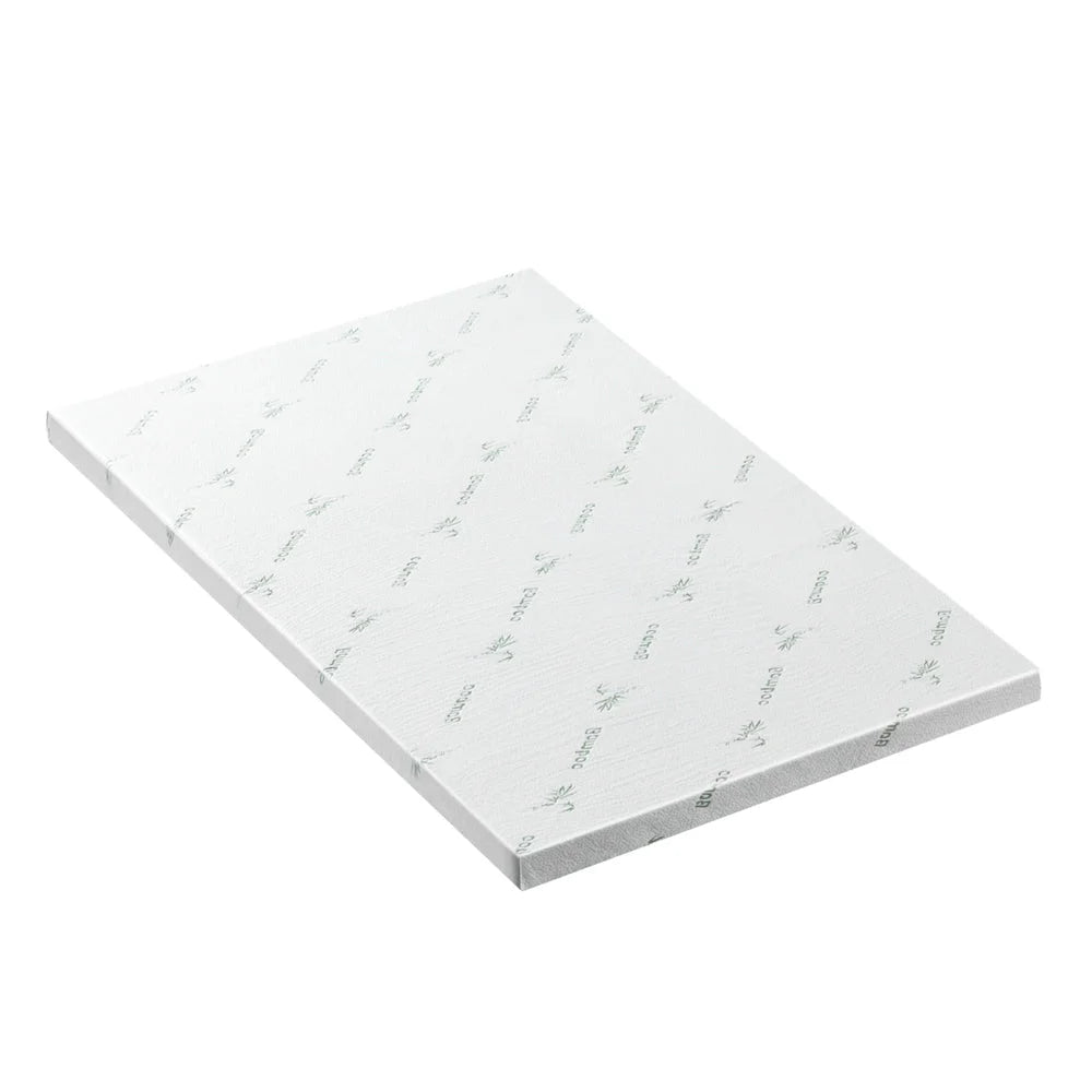 Single cool gel memory foam mattress topper