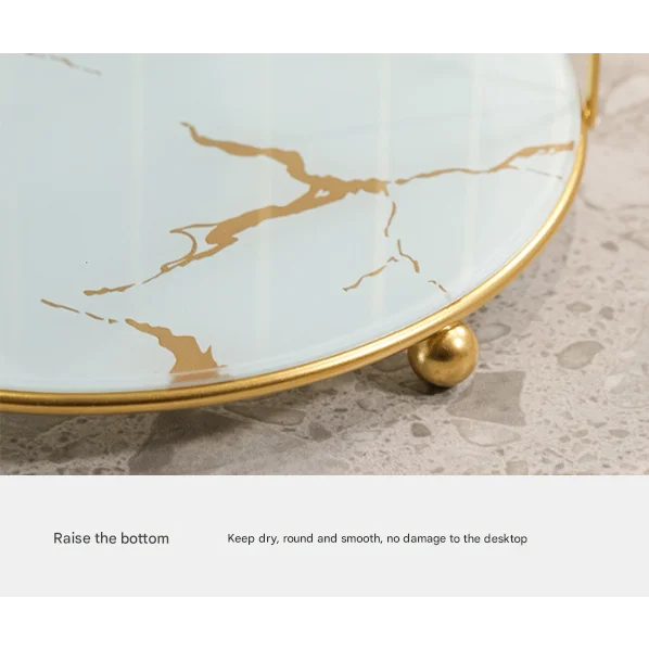 Gold and Black Elegant 2-Tier Gold Birdcage Cosmetic